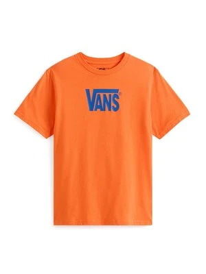 T-shirt z nadrukiem Vans czerwony