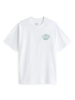 T-shirt z nadrukiem Vans biały