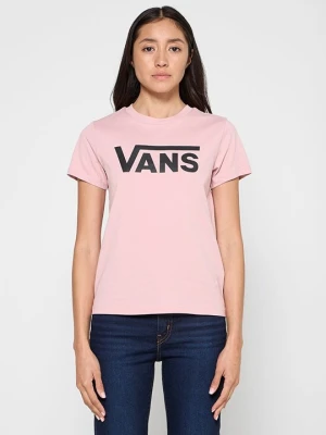 T-shirt z nadrukiem Vans mauve