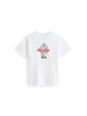 T-shirt z nadrukiem Vans biały