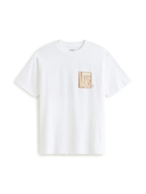 T-shirt z nadrukiem Vans biały