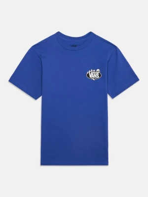 T-shirt z nadrukiem Vans błękit królewski