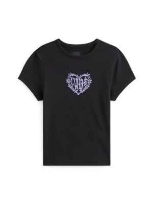 T-shirt z nadrukiem Vans czarny