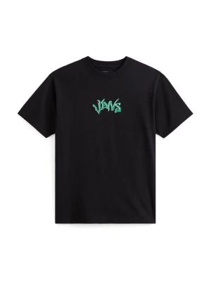 T-shirt z nadrukiem Vans czarny