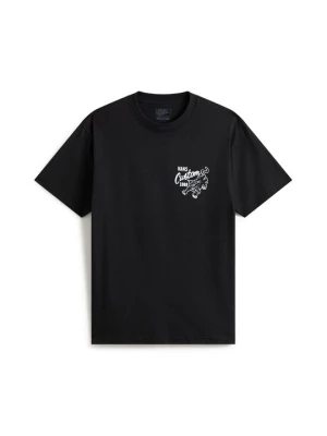 T-shirt z nadrukiem Vans czarny