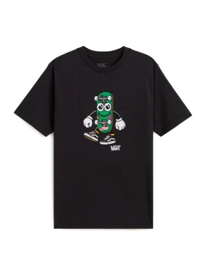 T-shirt z nadrukiem Vans czarny
