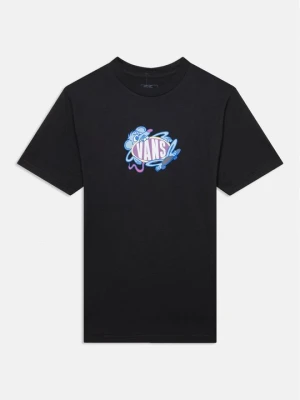 T-shirt z nadrukiem Vans czarny