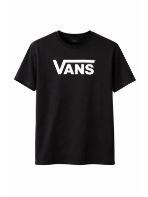 T-shirt z nadrukiem Vans czarny melanż