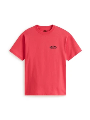 T-shirt z nadrukiem Vans czerwony
