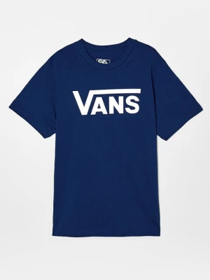 T-shirt z nadrukiem Vans fioletowy
