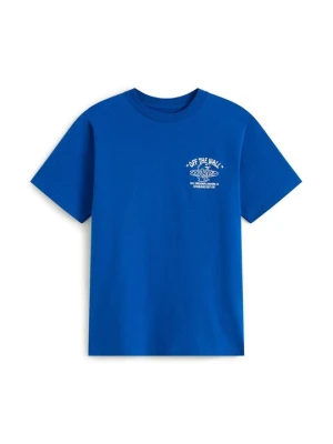 T-shirt z nadrukiem Vans granatowy
