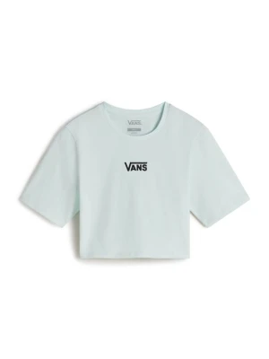 T-shirt z nadrukiem Vans jasnozielony