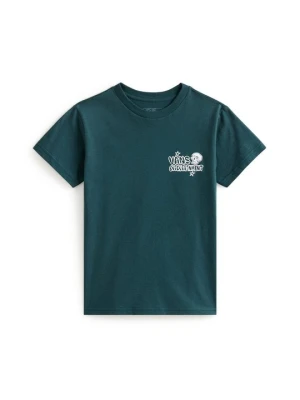 T-shirt z nadrukiem Vans zielony