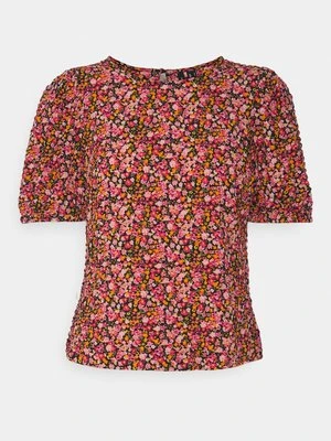 T-shirt z nadrukiem Vero Moda czarny