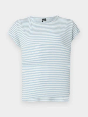 T-shirt z nadrukiem Vero Moda niebieski