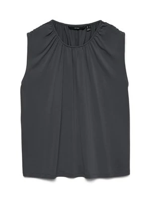 T-shirt z nadrukiem Vero Moda szary