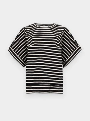 T-shirt z nadrukiem Vero Moda beżowy