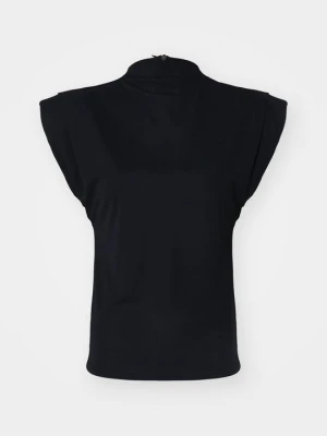 T-shirt z nadrukiem Vero Moda czarny