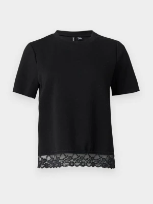 T-shirt z nadrukiem Vero Moda czarny