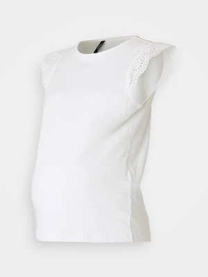 T-shirt z nadrukiem Vero Moda biały