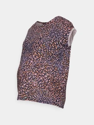T-shirt z nadrukiem Vero Moda niebieski
