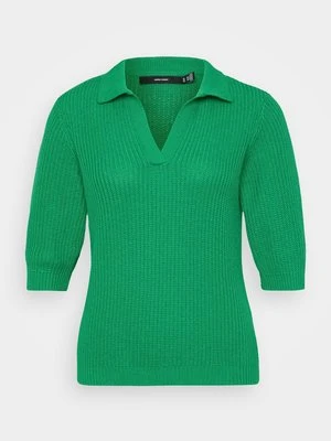 T-shirt z nadrukiem Vero Moda zielony