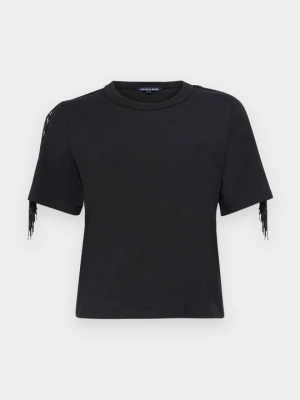 T-shirt z nadrukiem Veronica Beard czarny