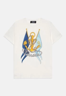 T-shirt z nadrukiem Versace