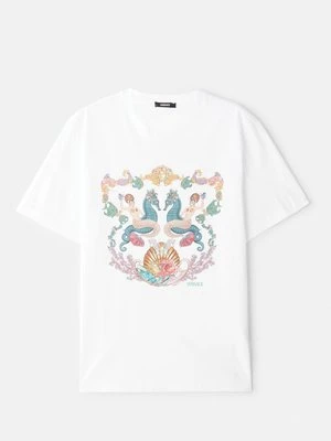 T-shirt z nadrukiem Versace