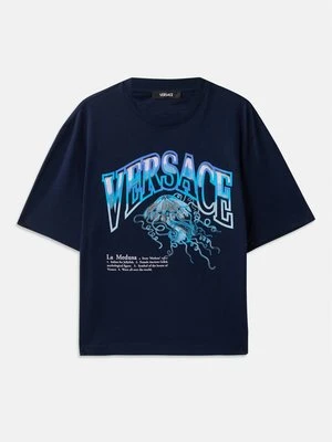 T-shirt z nadrukiem Versace