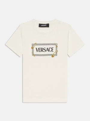 T-shirt z nadrukiem Versace