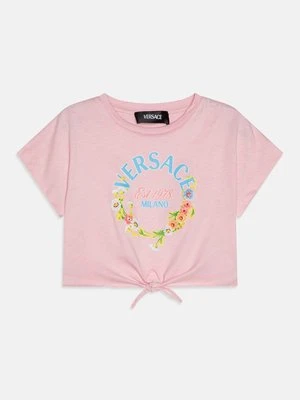 T-shirt z nadrukiem Versace