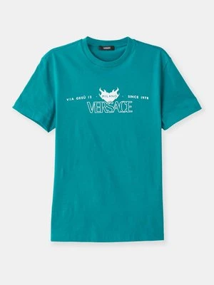T-shirt z nadrukiem Versace