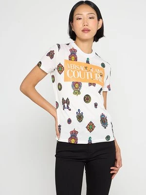 T-shirt z nadrukiem Versace Jeans Couture
