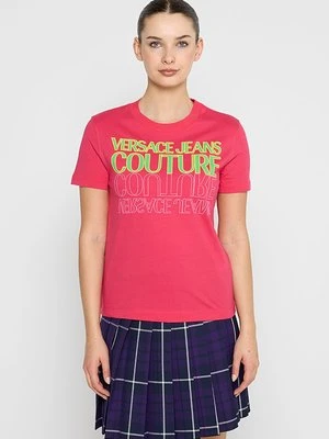 T-shirt z nadrukiem Versace Jeans Couture