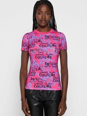 T-shirt z nadrukiem Versace Jeans Couture