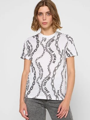 T-shirt z nadrukiem Versace Jeans Couture