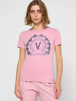 T-shirt z nadrukiem Versace Jeans Couture