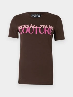 T-shirt z nadrukiem Versace Jeans Couture