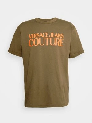 T-shirt z nadrukiem Versace Jeans Couture