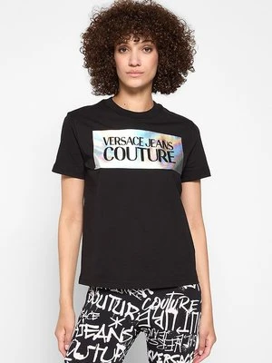 T-shirt z nadrukiem Versace Jeans Couture