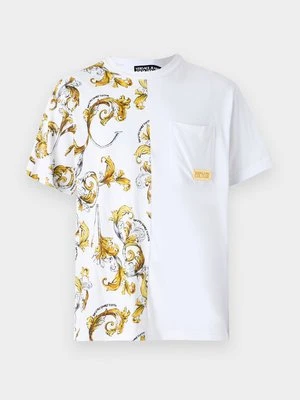 T-shirt z nadrukiem Versace Jeans Couture biały