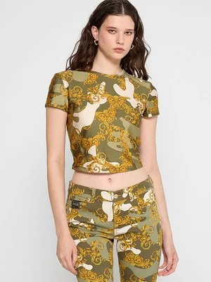 T-shirt z nadrukiem Versace Jeans Couture