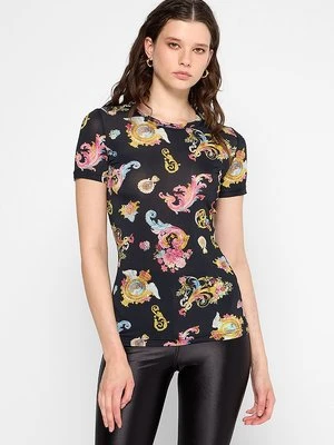 T-shirt z nadrukiem Versace Jeans Couture