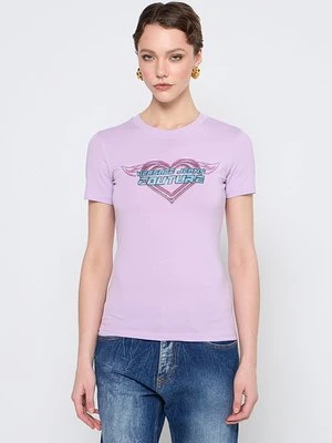 T-shirt z nadrukiem Versace Jeans Couture