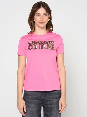T-shirt z nadrukiem Versace Jeans Couture