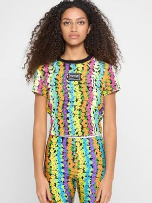 T-shirt z nadrukiem Versace Jeans Couture