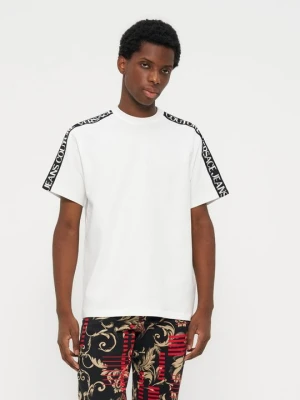 T-shirt z nadrukiem Versace Jeans Couture biały