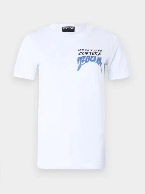 T-shirt z nadrukiem Versace Jeans Couture biały