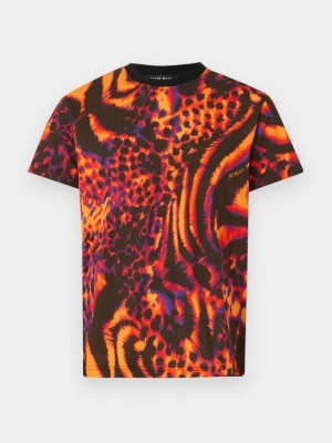 T-shirt z nadrukiem Versace Jeans Couture różowy